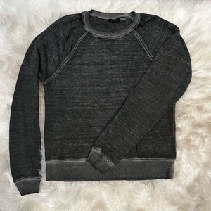 Joe’s Jeans gray distressed sweatshirt